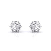 1 Carat Each Solitaire Studs Earrings