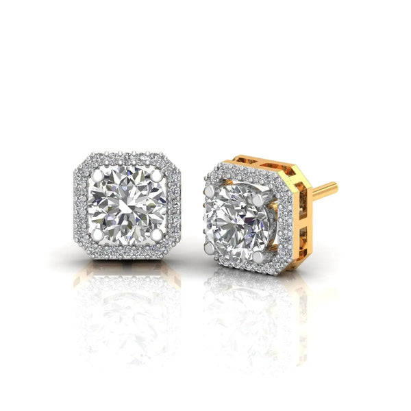 1 Carat Solitaire Timeless Diamond Earrings