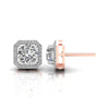 1 Carat Solitaire Timeless Diamond Earrings