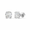 1 Carats Each Round Diamonds Studs