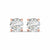 2 Carat Each Round Diamonds Studs