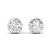 2 Carat Each Round Solitaire DiamondEarring