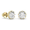 2 Carat Each Round Solitaire DiamondEarring
