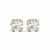 2.1 Carat Each Round Diamond Earring