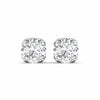 2.1 Carat Each Round Diamond Earring