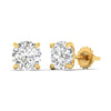 2.28 Carat Gold Diamond Earrings