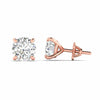 2.28 Carat Gold Diamond Earrings