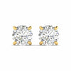2.28 Carat Gold Diamond Earrings