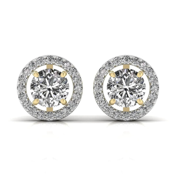 2.5 Carat Centre Round Solitaire Diamond Earring