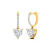 1 Carat Each Heart Delight Diamond Earrings