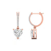1 Carat Each Heart Delight Diamond Earrings