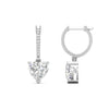 1 Carat Each Heart Delight Diamond Earrings