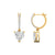 1 Carat Each Heart Delight Diamond Earrings