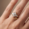 High Quality Marquise Engagement Ring VS Lab Grown Diamond Sophisticated Elegant Jewelry Gift Bride Proposal Wedding Party