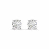 5 Carat Each Round Diamonds Solitaire Studs