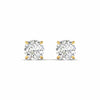 5 Carat Each Round Diamonds Solitaire Studs