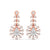 Adorned Pearl Drop Earrings with Diamond Accents