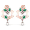 Bold Green Drop Earrings for Women