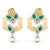 Bold Green Drop Earrings for Women