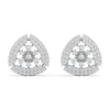 Brilliant Diamond Cluster Earrings