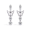 Butterfly Diamond Charm Earrings