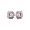 Centre 1 Carat Each Diamond Earrings