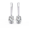 Classic Dangle Diamond Earrings