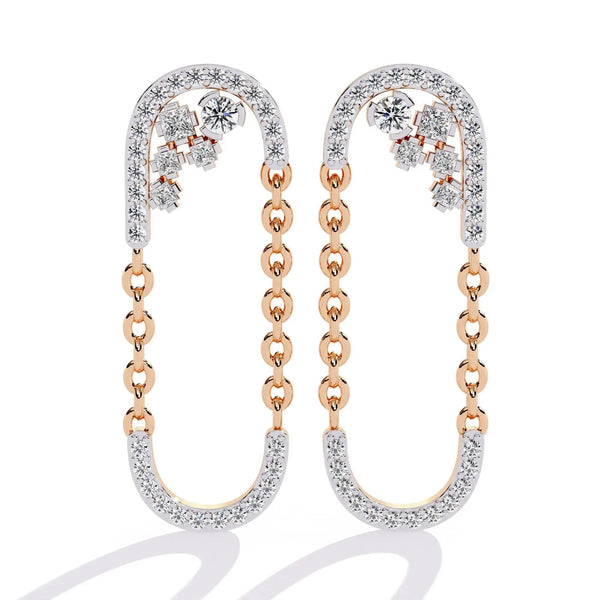 Classic DiamondU-Hoop Earrings