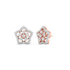 Cluster Diamond Floral Studs