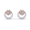 Contemporary Design Diamond Earrings