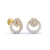 Contemporary Design Diamond Earrings