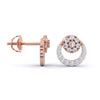 Contemporary Design Diamond Earrings