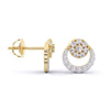 Contemporary Design Diamond Earrings