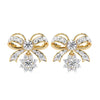 Dainty Bow Diamond Earring