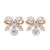 Dainty Bow Diamond Earring