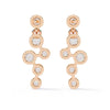 Dainty Diamond Dangling Drop Earrings