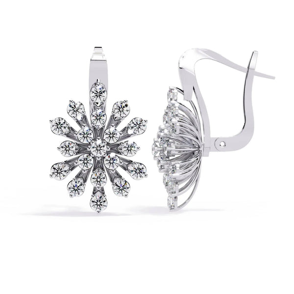 Dainty Flower Drop Earrings
