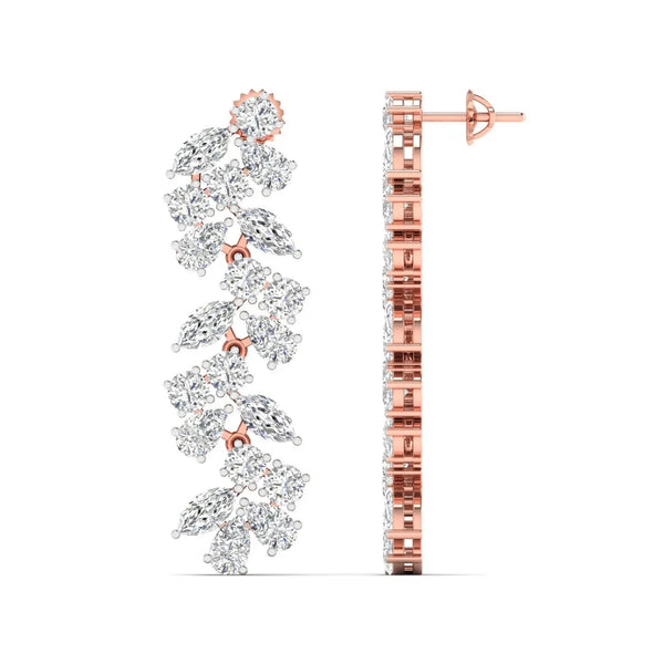 Dazzling Diamond Drop Earrings