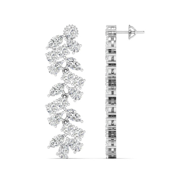 Dazzling Diamond Drop Earrings