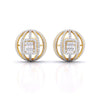 Diamond Ball Stud Earrings