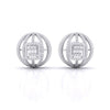 Diamond Ball Stud Earrings