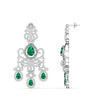 Diamond Chandelier Earrings in Two-Tone Gold