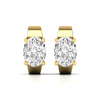 Diamond Huggie Earrings in Gold