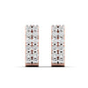 Double Row Diamond Hoop Earrings