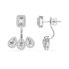 Elegant Tear Drop Diamond Earrings