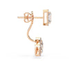 Elegant Tear Drop Diamond Earrings