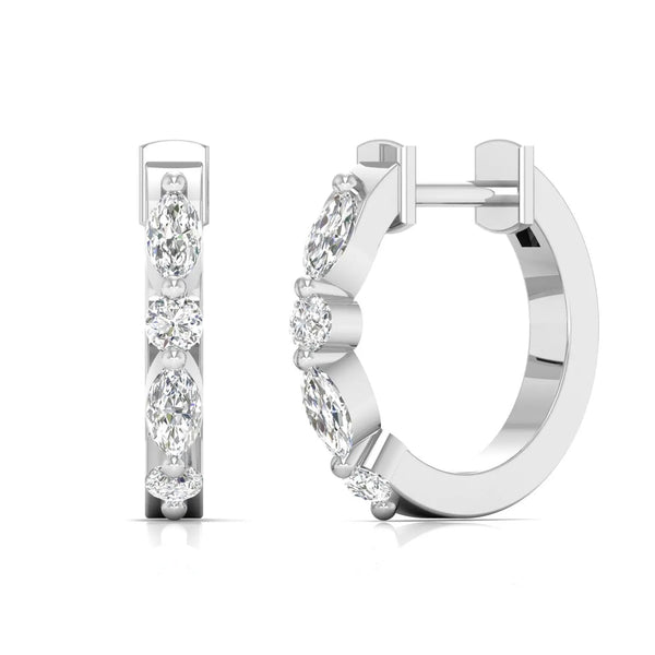Embrace Diamond Huggie Earrings