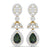 Emerald and Diamond Chandelier Earrings