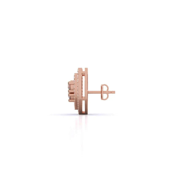 Eternal Love Heart Diamond Studs