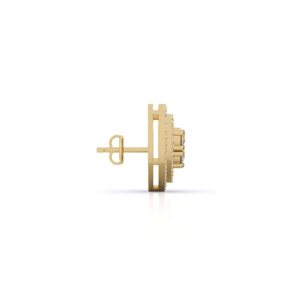 Eternal Love Heart Diamond Studs
